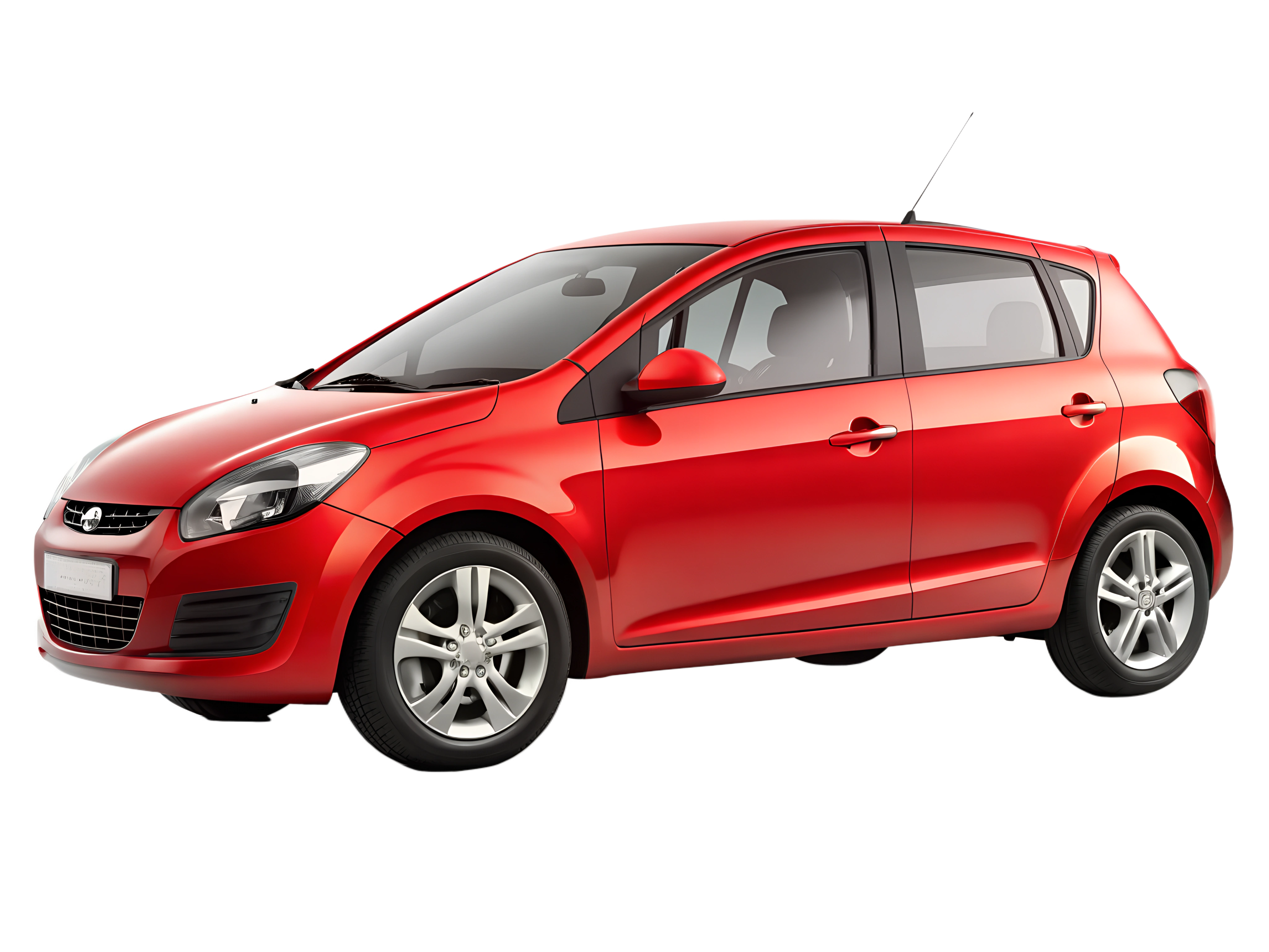 Hatchback visto de perfil